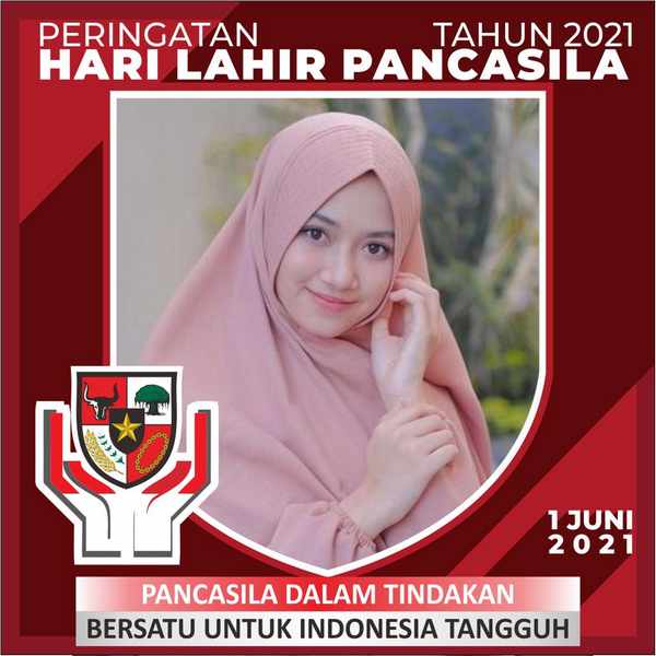 Untuk memeriahkan perayaan Hari Lahir Pancasila Twibbon Bingkai Hari Lahir Pancasila