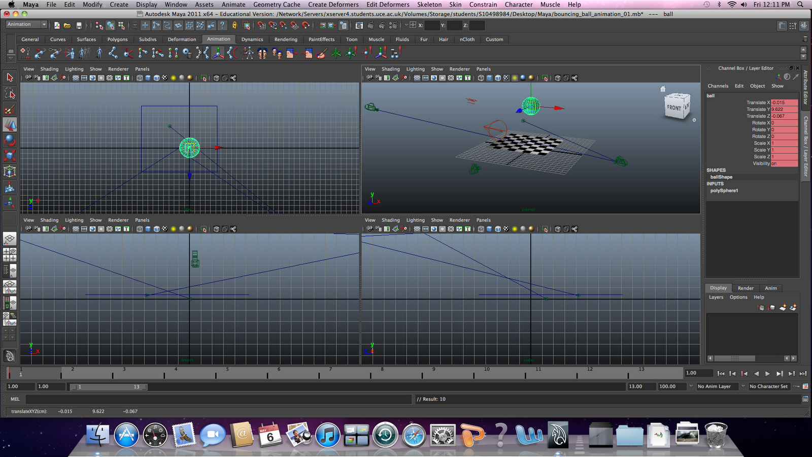 bouncing ball maya bouncing ball maya