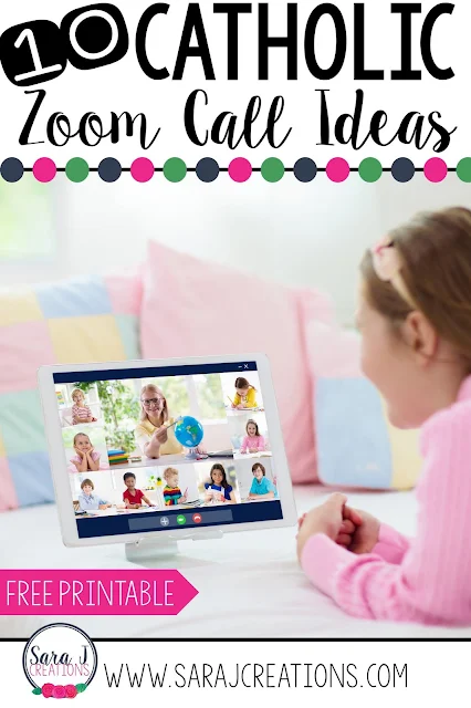 Engage your students during Zoom (Google Meet, etc) with these 10 ideas for teaching the Catholic faith during your video call.