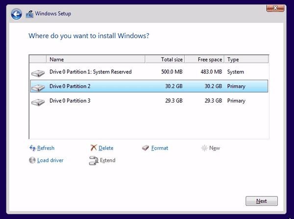 partisi hardisk komputer untuk install windows 8