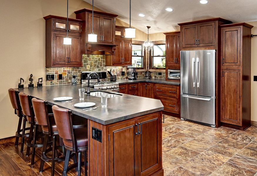 Coming Back Into Style Brown Kitchen Are the Trend You'll Be