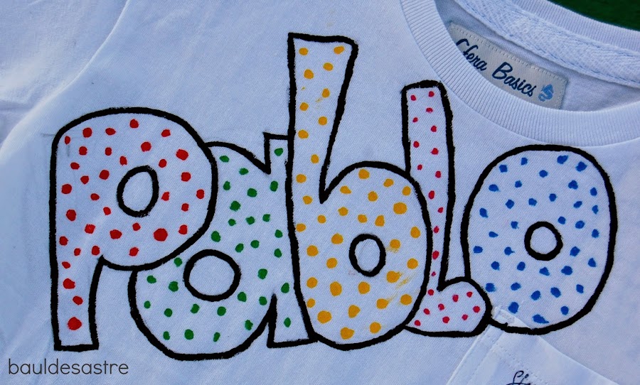 camiseta pintada