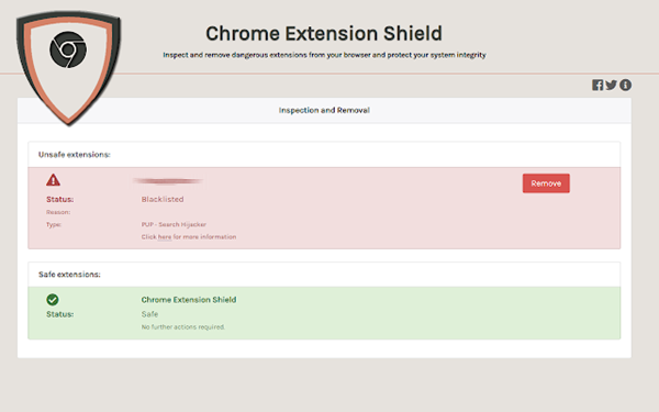 Chrome-extensieschild Pro