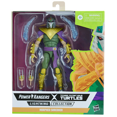 Mighty Morphin Power Rangers x Teenage Mutant Ninja Turtles Lightning Collection Green Ranger Shredder Action Figure by Hasbro