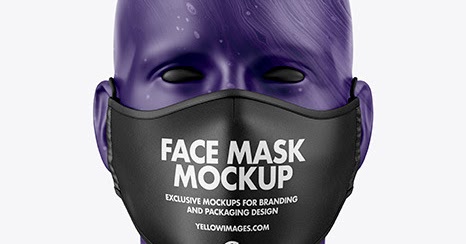 Download Free Best 3d Mockups File Face Mask Mockups PSD Mockup Template