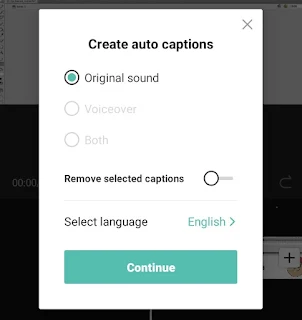 pick original sound option pick original sound option
