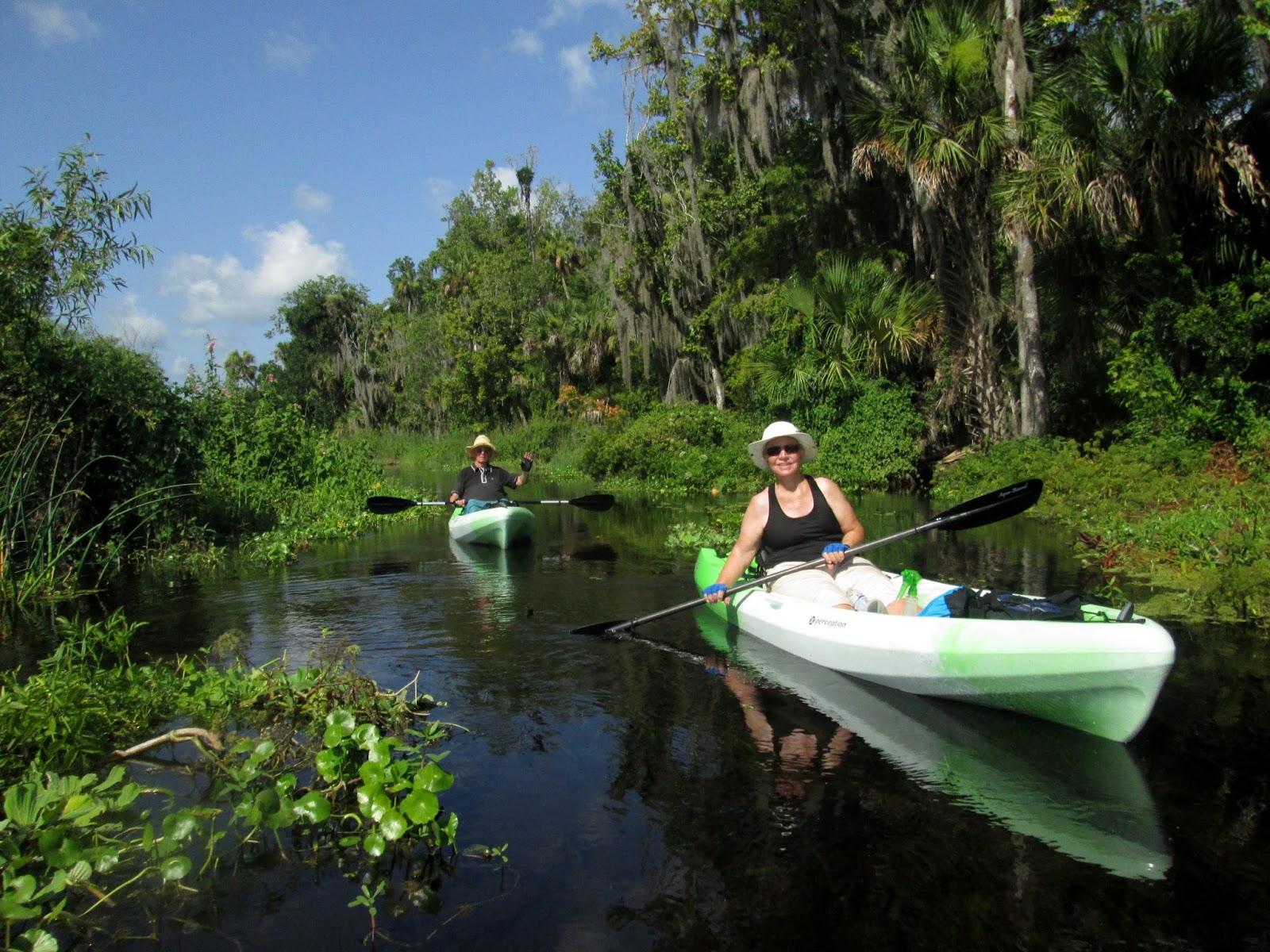 Central Florida Kayak Tours Exploring the cool spring fed Wekiva River
