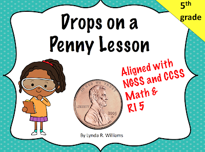 Drops of Water on a Penny 5 E Lesson https://www.teacherspayteachers.com/Product/Drops-of-Water-on-a-Penny-Lesson-5-E-Lesson-2914597