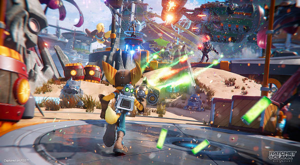 Exploration and adventure in Ratchet & Clank Rift Apart
