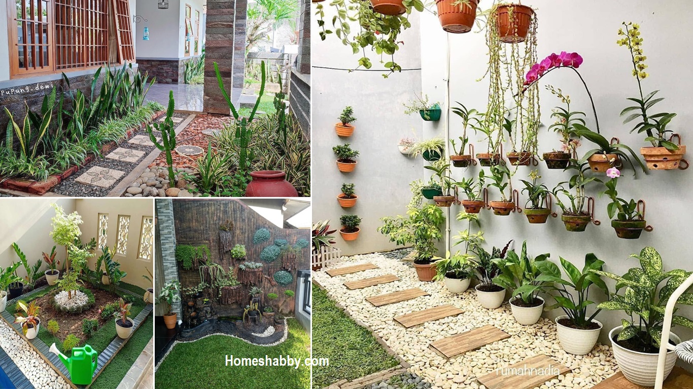 7 Inspirasi Taman Minimalis Di Depan Rumah Dengan Pebble Stone