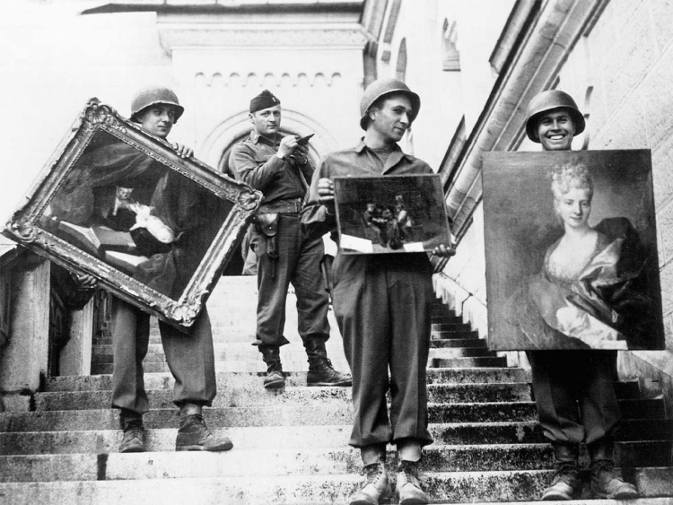 A Vintage Nerd, Vintage Blog, The Real Monuments Men, The Monuments Men, WWII History