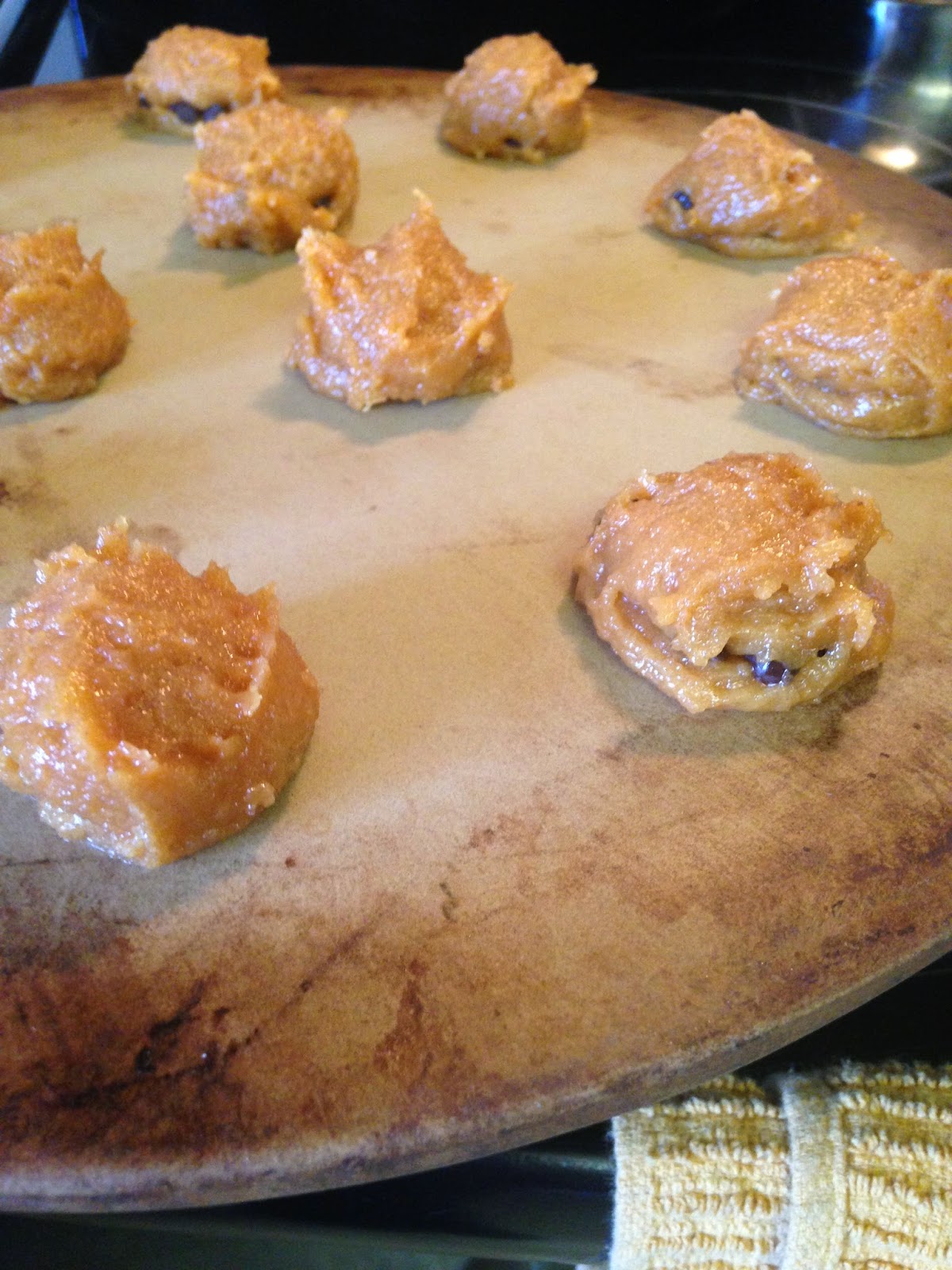 Enlightened Melissa Chewy Peanut Butter Drizzle Cookies