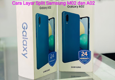 cara layar split screen samsung m02 a02