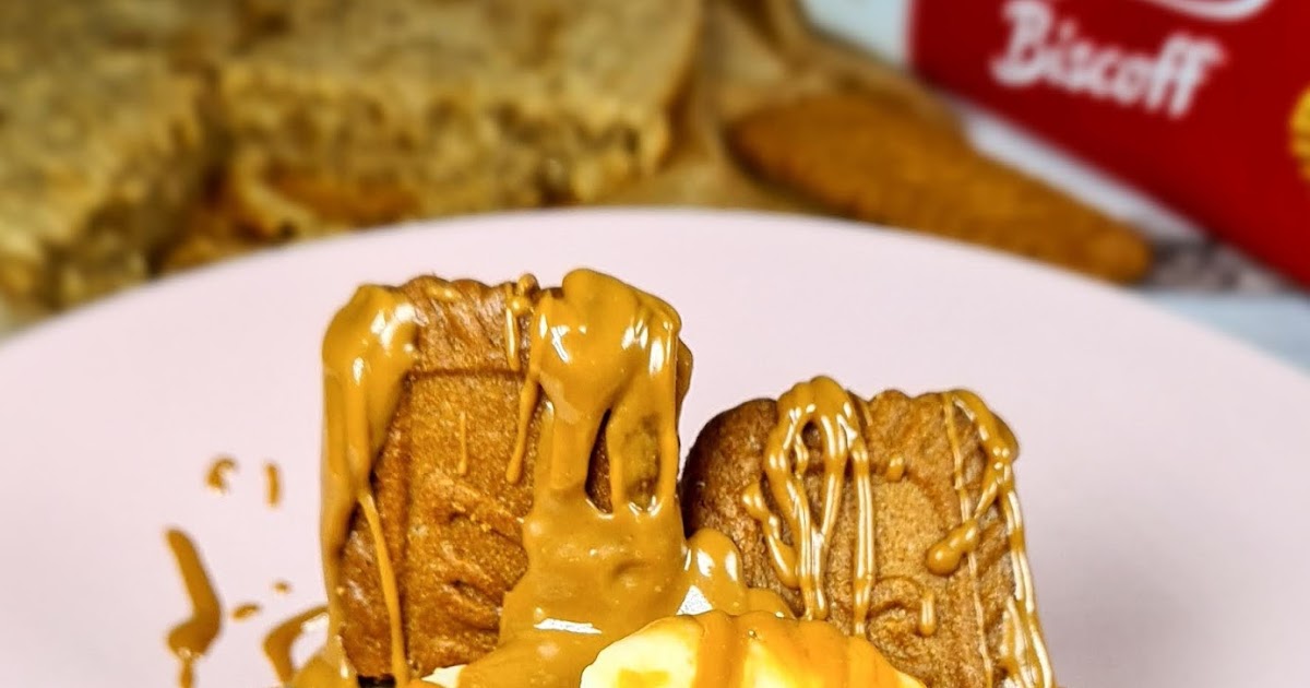 Lotus Biscoff Baked Oats Recipe Slimming Friendly Breakfast Sugar