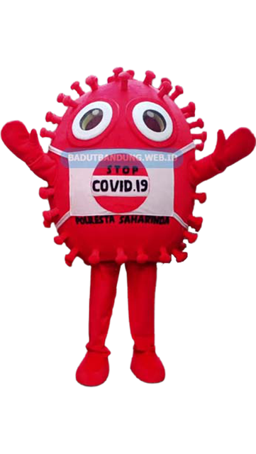 Badut Maskot Stop Covid 19