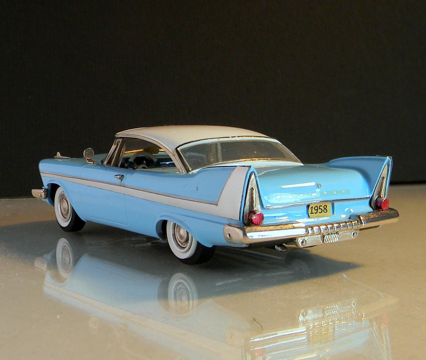 Maquette Voiture WESTERN MODELS WMS-51 Plymouth Belvédère 1958 - Occasion