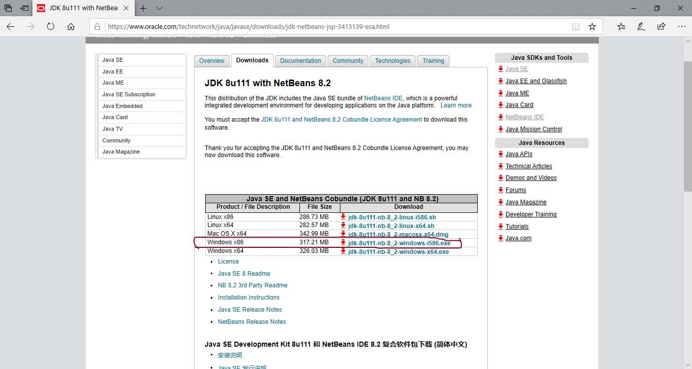 netbeans jdk download 32 bit