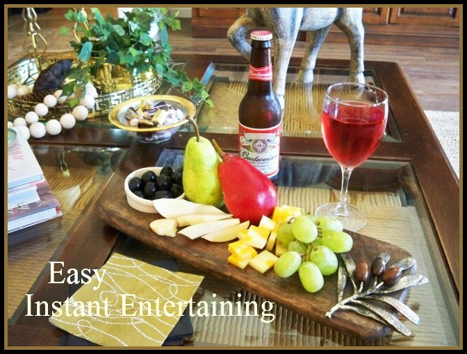 Easy Instant Entertaining - Fruit & Cheese Tray