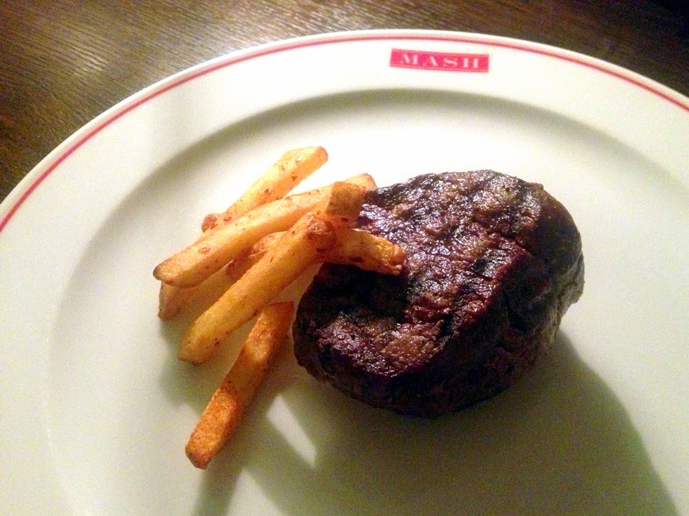 Steak at MASH Danish restaurant in London
