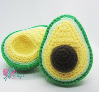 PATRON GRATIS AGUACATE AMIGURUMI 40590