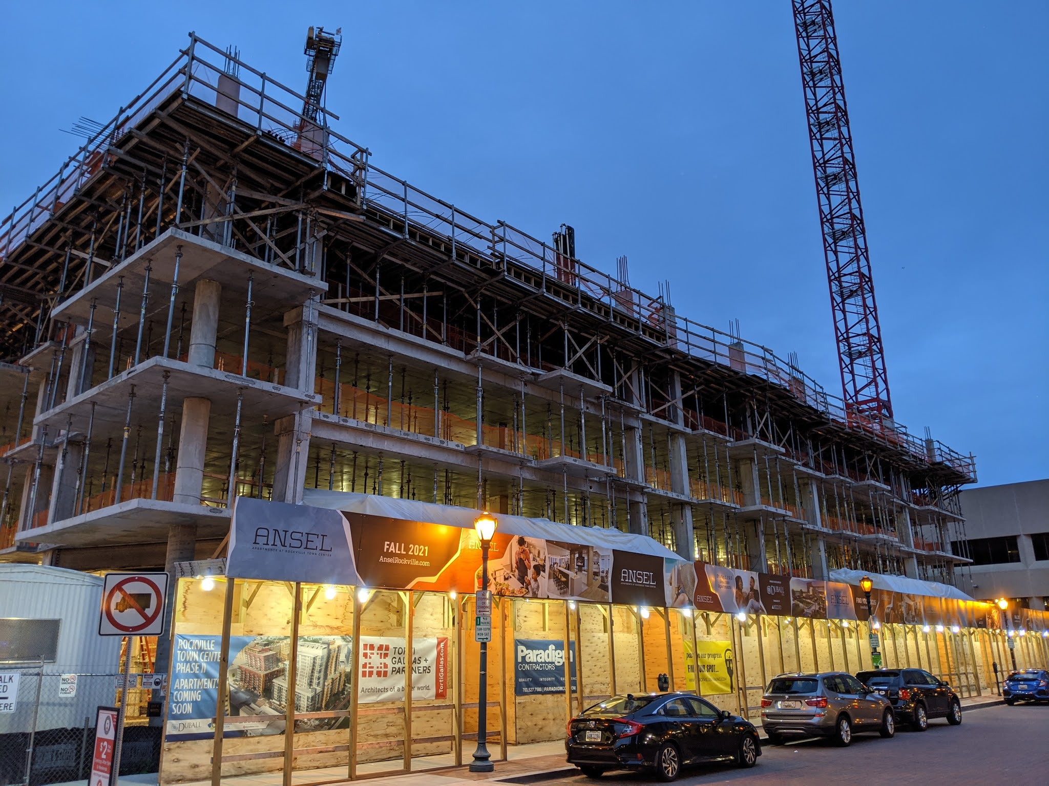 Rockville Nights Duball brands Rockville Town Center project as the