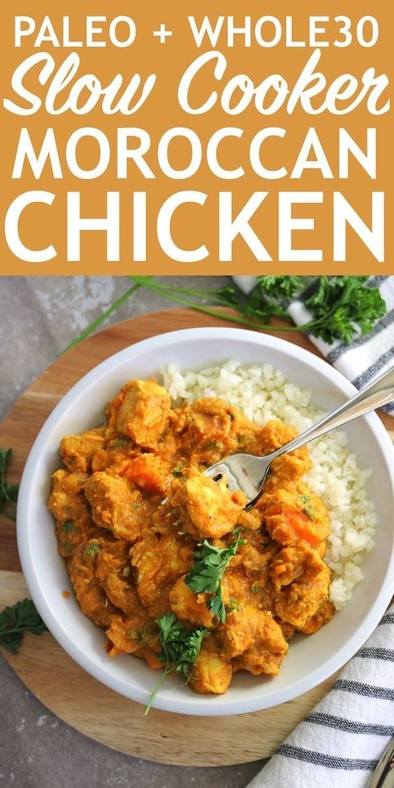 Slow Cooker Moroccan Chicken VICTORSDIARY