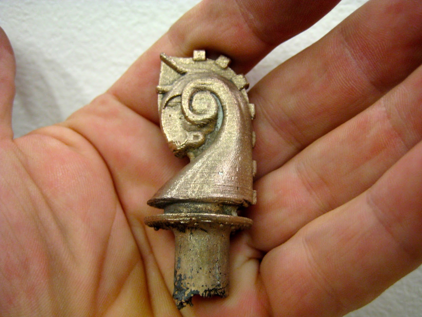 Random Walks "Lost Wax" Bronze Casting from 3D Printed Piece