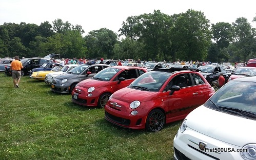 First row at 2013 Fiat FreakOut