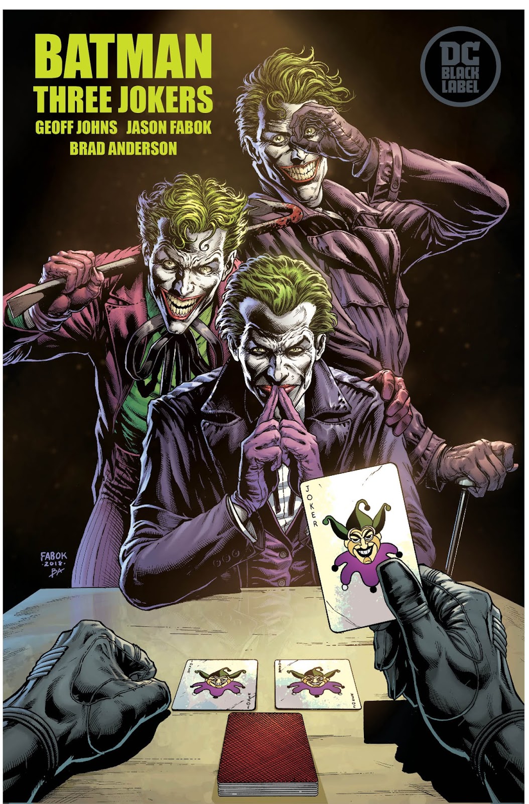 Comic Frontline SDCC 2018 Batman Three Jokers Comes To DC Black Label This Winter!