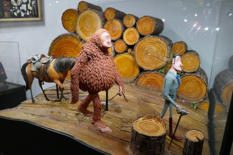 Missing Link stop-motion animation puppets and set Missing Link stopmotion animation puppets