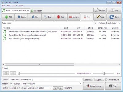 gratis audio-conversiesoftware voor Windows