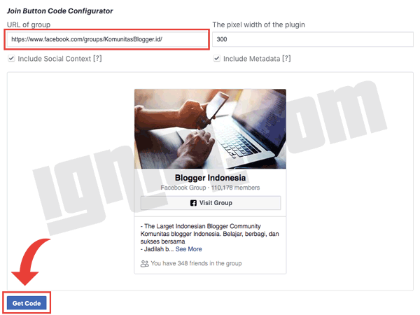 Cara Memasang Widget Bergabung ke Grup Facebook di Blog