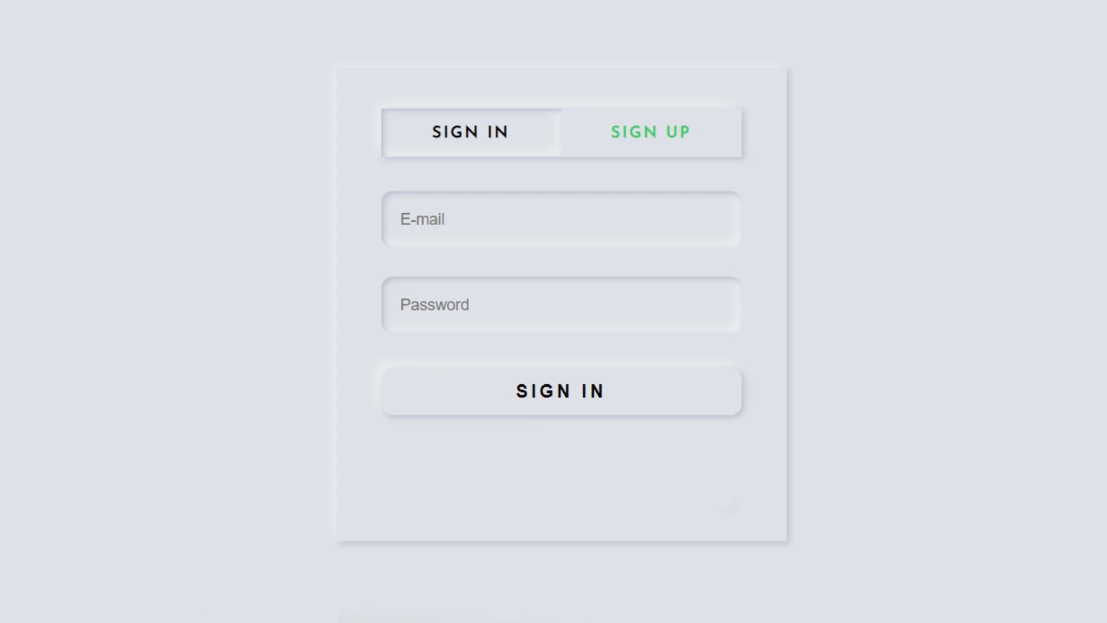 Create a login button in the login form