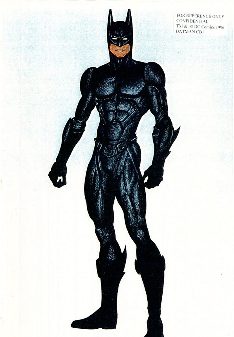 1997 : Concept Art: Batman costumes