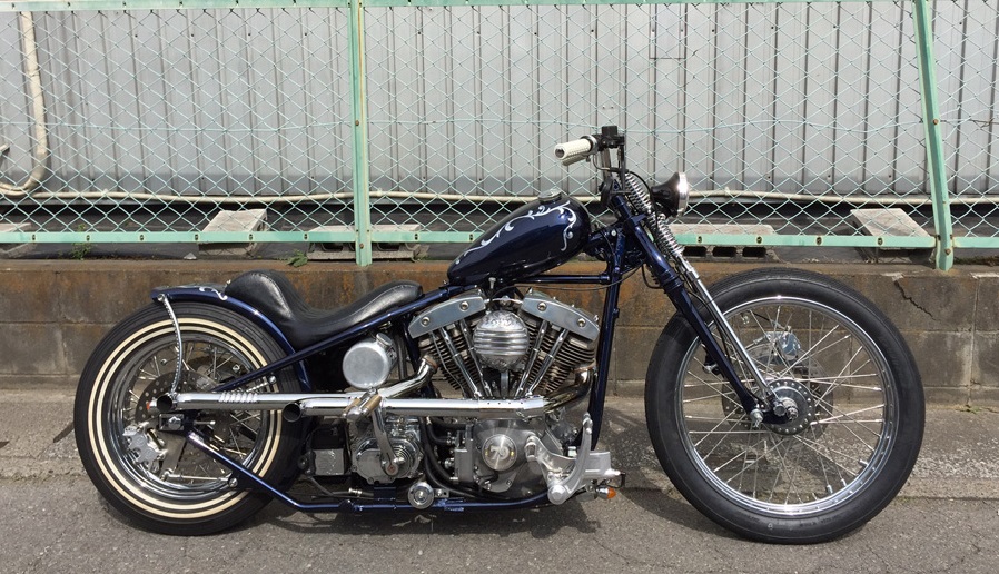 Hell Kustom Harley Davidson Shovelhead By Kurumazakashita Motorcycle