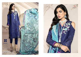 Kaara Suits mahe Noor Cotton Shiffly pakistani Suits wholesaler