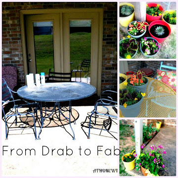 From Drab to Fab-A Patio Makeover