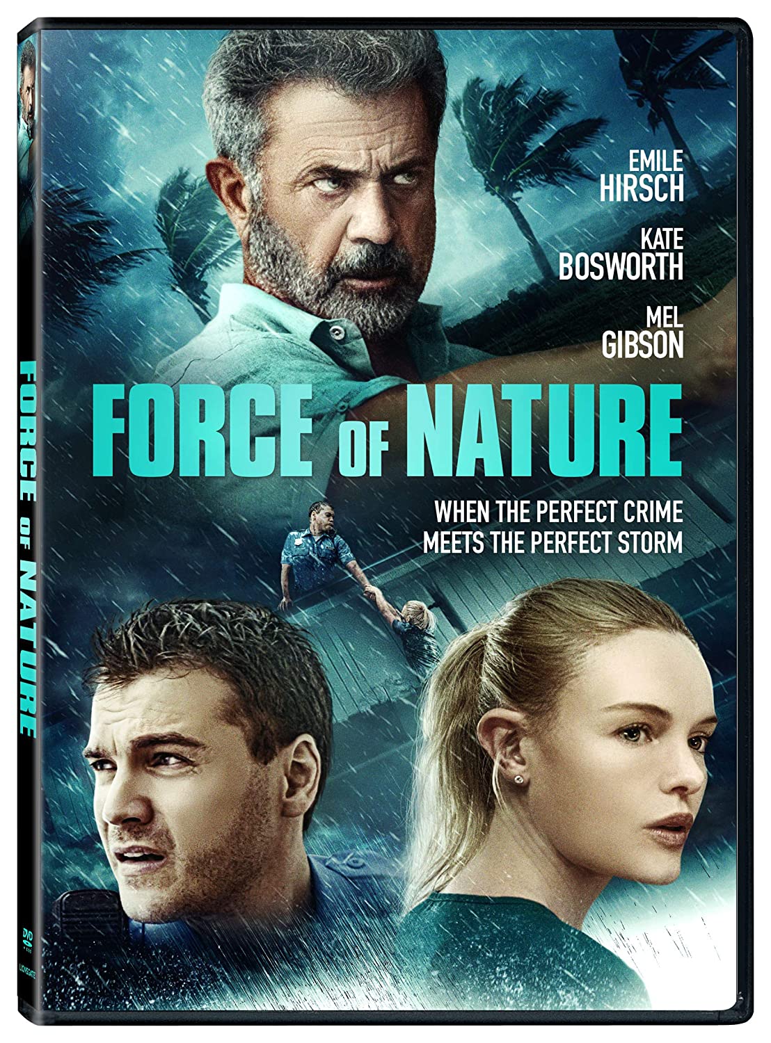 DVD & Bluray FORCE OF NATURE (2020) Starring Emile Hirsch, Mel Gibson