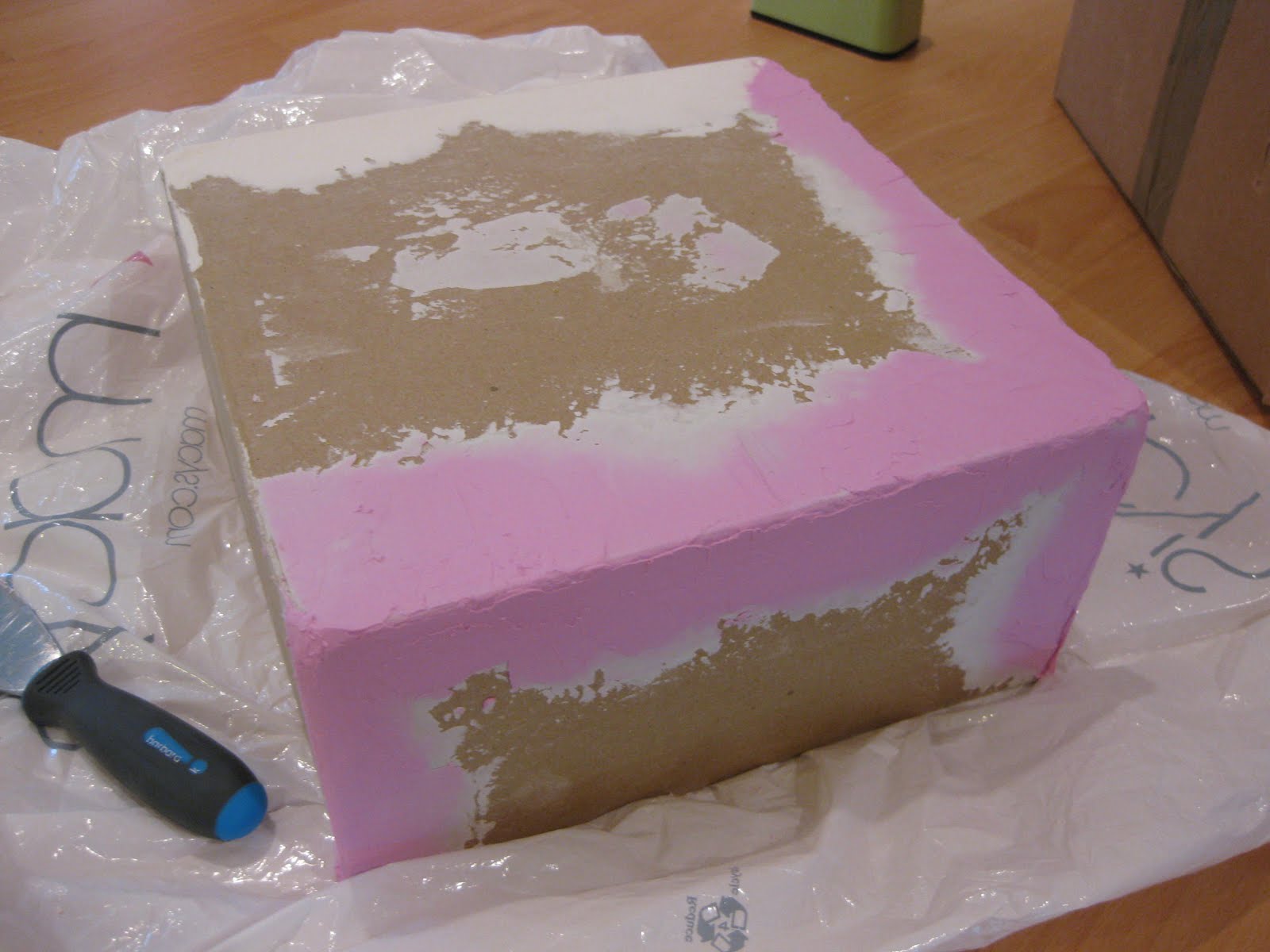 A CherryFlavored Kind of Weird A real fake wedding cake Part 2 The