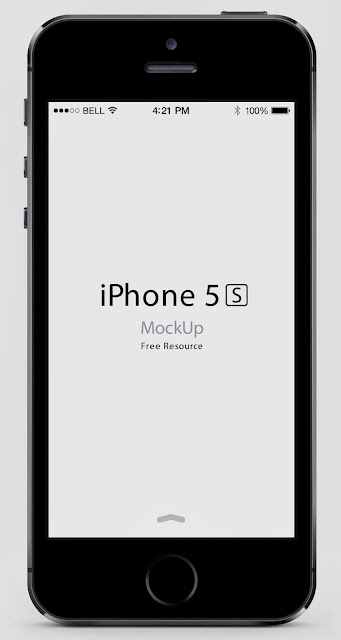 بي اس دي ايفون 5 أس الجديد iPhone 5S Psd