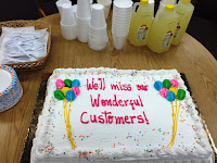 Library farewell cake Library farewell cake