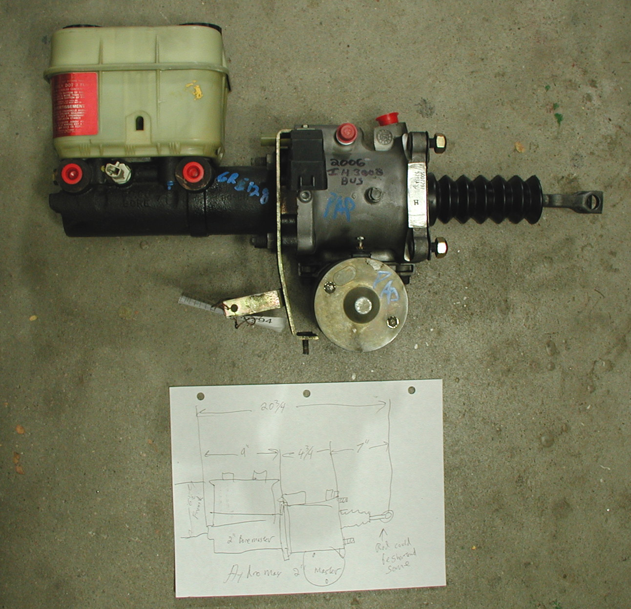 Wally&Sue GMC Motorhome brake booster comparison OEM vacuum