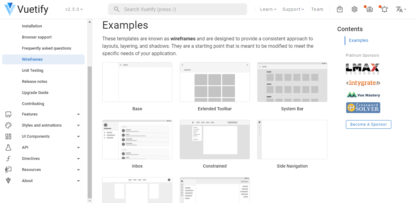 Vue boilerplate with oauth2. верстка на готовых ui kit (vuetify, antjs). Scrollable tooltips. шаблон 3 колоночной страницы на vuetify 3. Vuetify design.