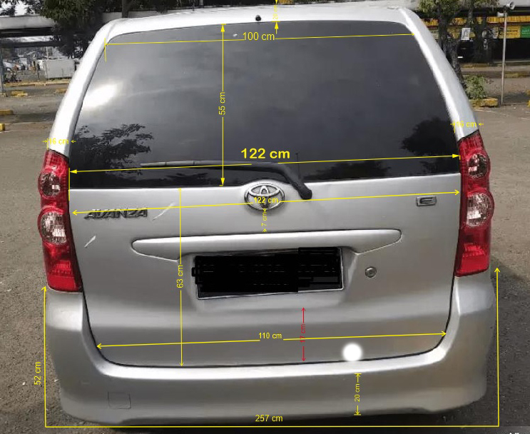 apakah mobil avanza tidak ada bagasi