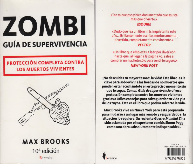 Resumen y sinópsis de Guía de supervivencia zombie de Max Brooks