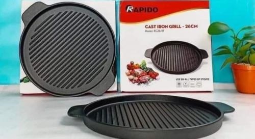 Vỉ nướng gang siêu giữ nhiệt rapido 26cm