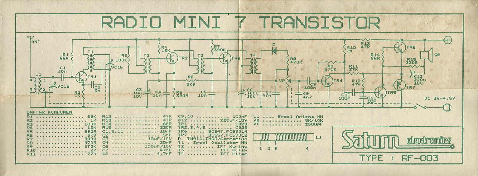 Hobbies MEKATRONIKA . . KUMPULAN SKEMA PCB RADIO JADOEL TUNER AM