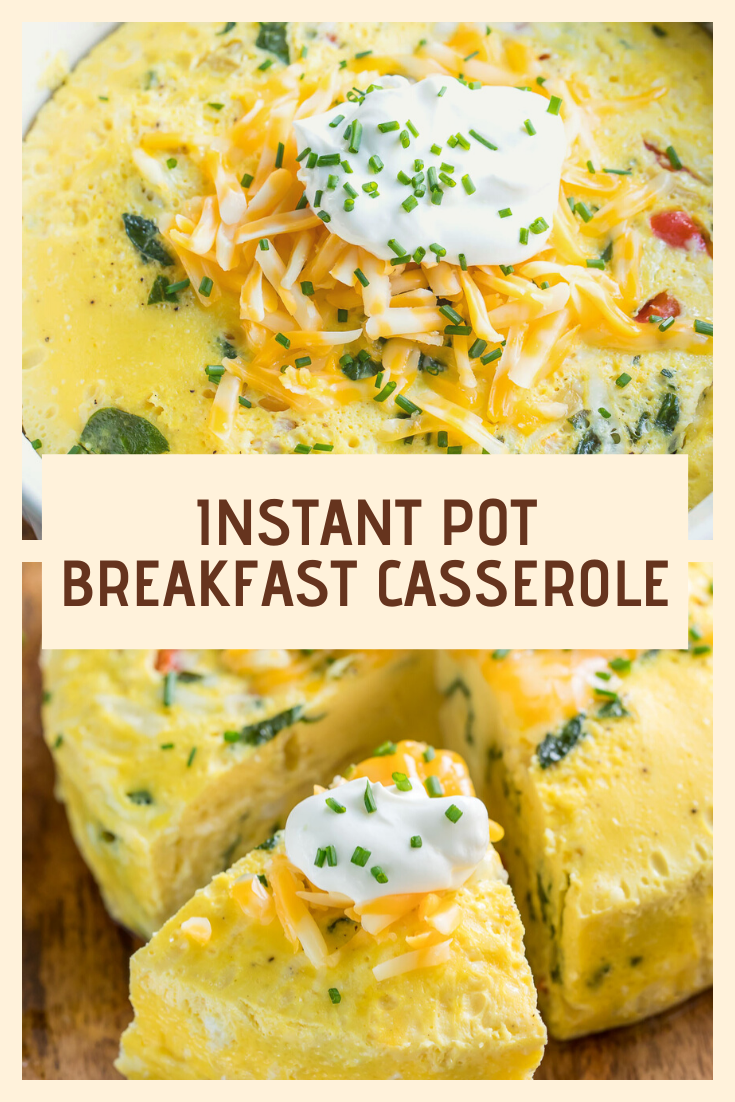 INSTANT POT BREAKFAST CASSEROLE