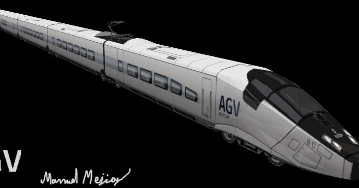 High Speed Trains OpenBVE AGV