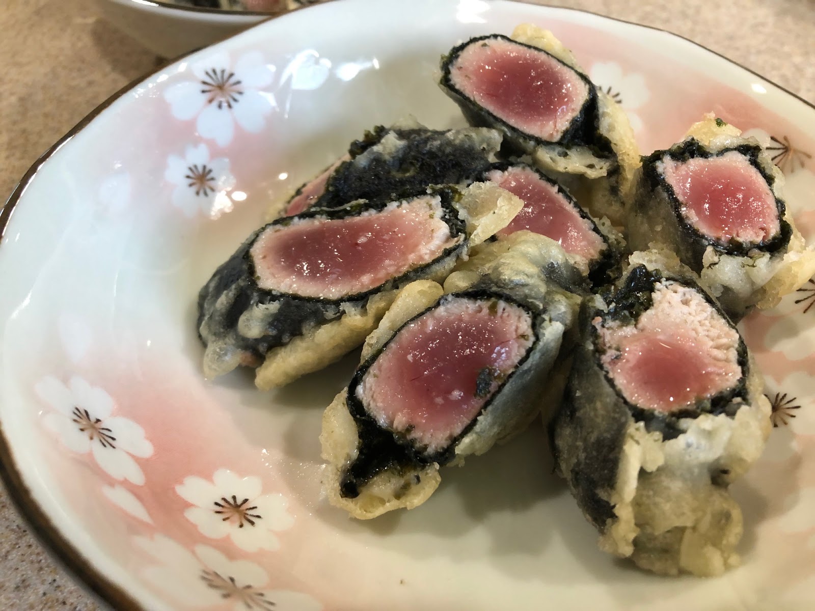 Hawaii Mom Blog Ahi Tempura Roll Recipe